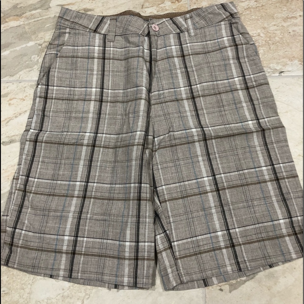 O’NEILL  plaid flat front short